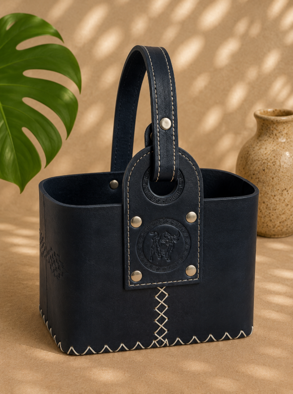 Producto - CANASTA GRANDE CUERO