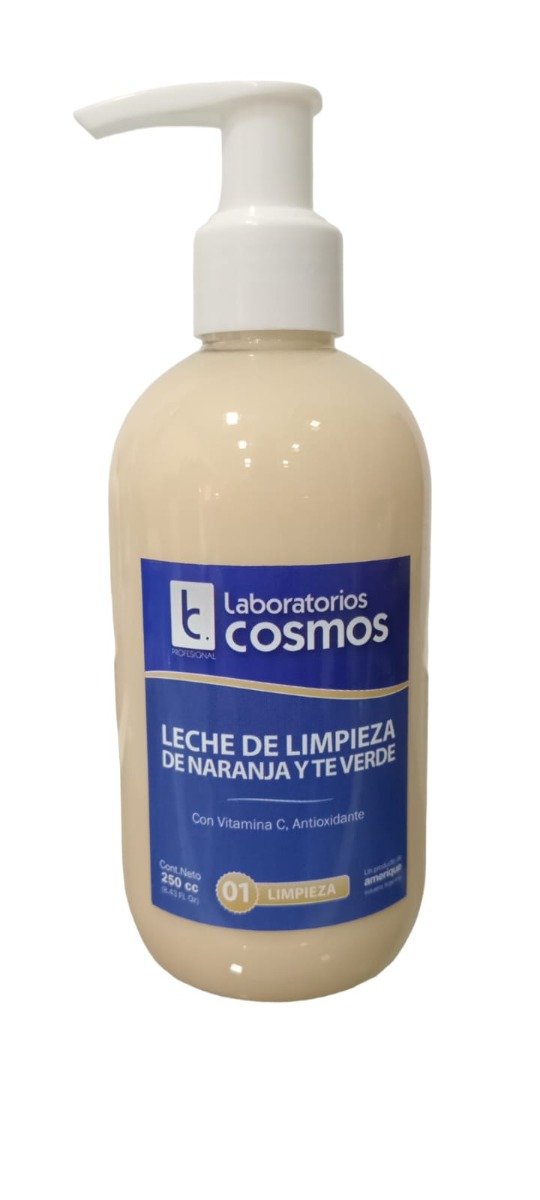 Producto - Leche de limpieza de naranja y te verde con vitamina C x 250ml.