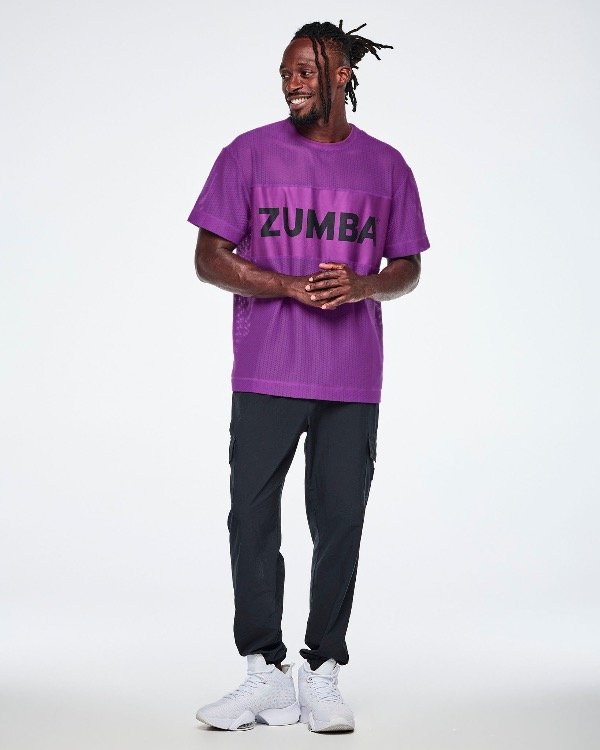 Producto - Ultrabright Mesh Boxy Top - Purple Power - 5