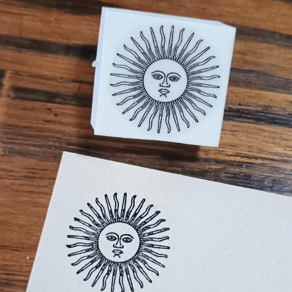 Producto - Sello Sol 3x3 cm