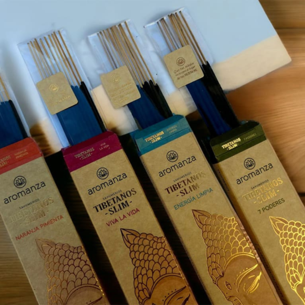 Producto - Sahumerios tibetanos slim 7 poderes Aromanza "7 energías"