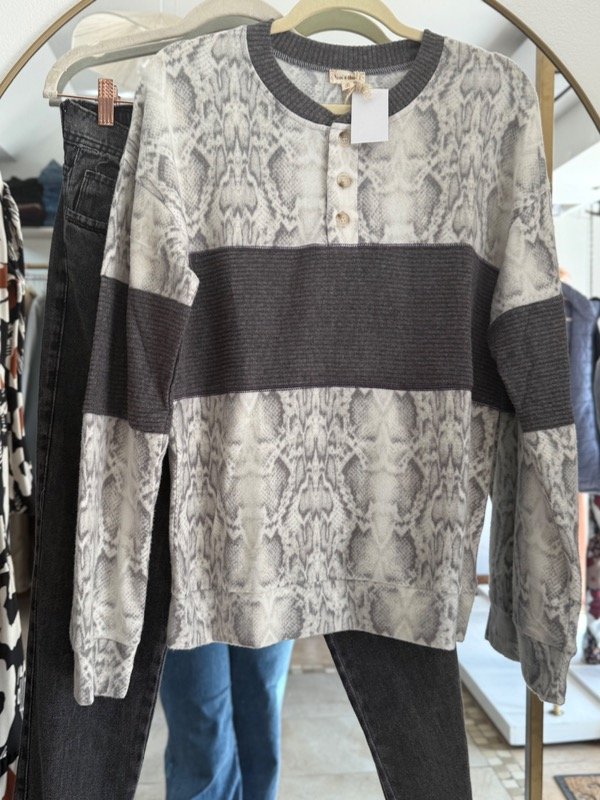 Producto - Buzo print gris