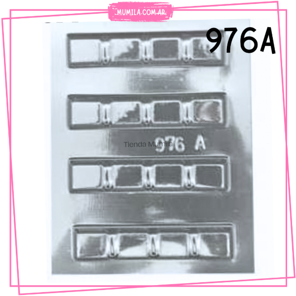 Producto - Molde Placa barra chocolate - Molde 976A