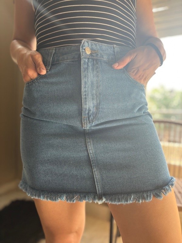 Producto - Pollera de Jean Bassic