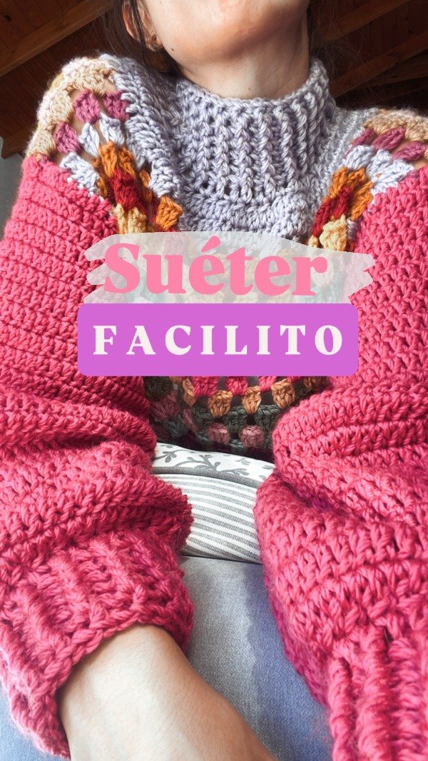Producto - suéter facilito - tejelo conmigo!