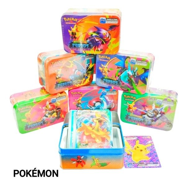 Producto - Carta de pokemon caja metal chica