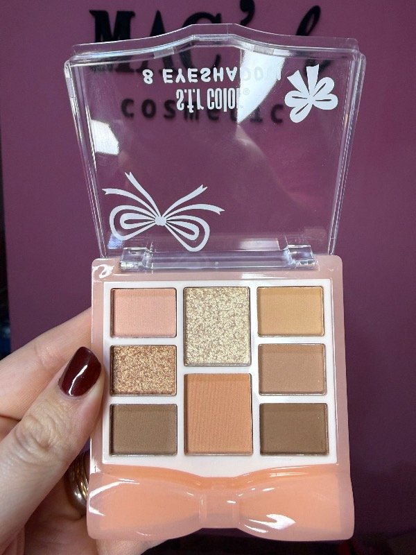 Producto - Paleta de sombras con rubor e iluminador moño Sfr - 1