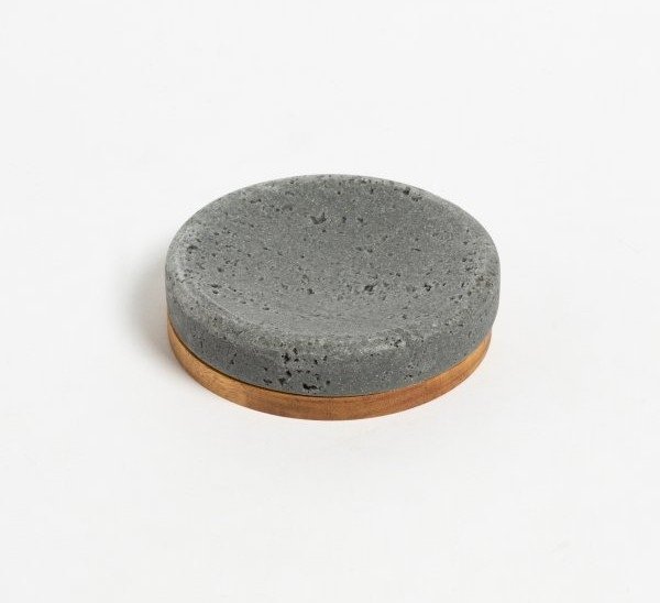 Producto - JABONERA SIMIL TRAVERTINO GRIS