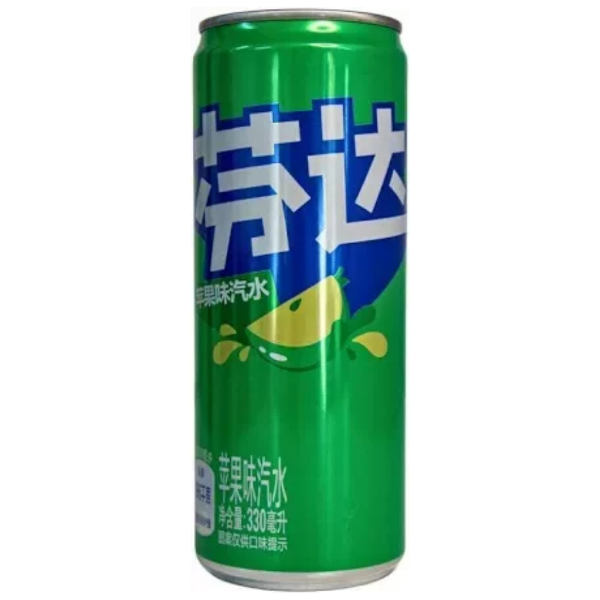 Producto - Fanta China Manzana Verde 330ml