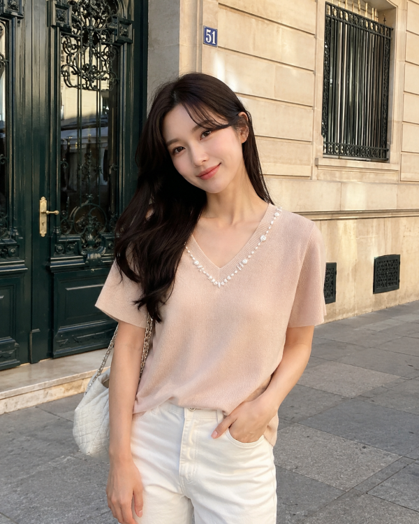 Producto - Top de hilo Peach Pearl