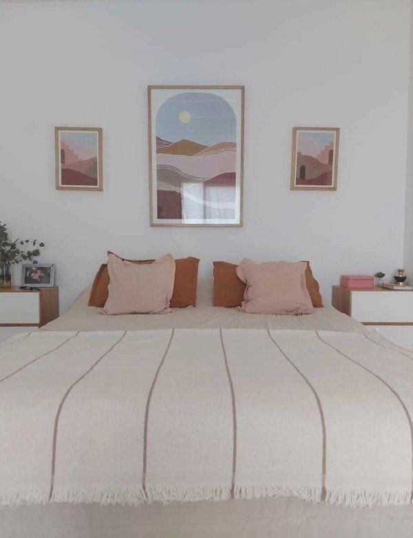 Producto - Manta telar 1 x 2 linea marron