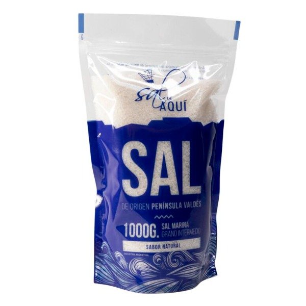 Producto - Sal marina Peninsula Valdes x 1000g SAL DE AQUI
