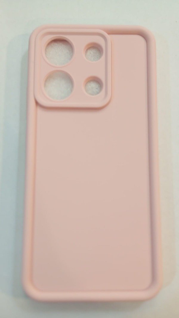 Producto - Funda Silicona Premium Rosa para Xiaomi Redmi Note 13