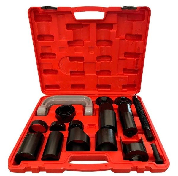 Producto - Juego extractor instalador de rotulas bujes 21 piezas EUROTECH (Precio en oesos)