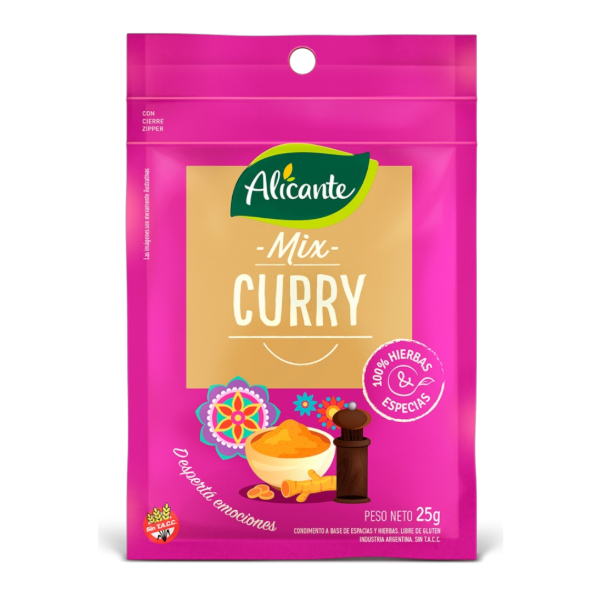 Producto - MIX CURRY ALICANTE 12u x 25grs
