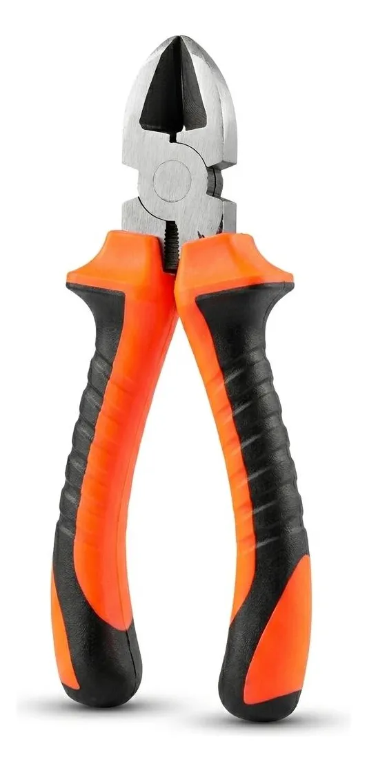 Producto - Pinza Alicate De Corte 8 En Blister Negro Y Naranja