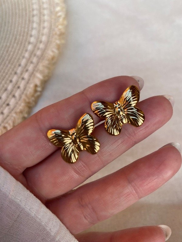 Producto - Aros chapones Mariposa simple A.D