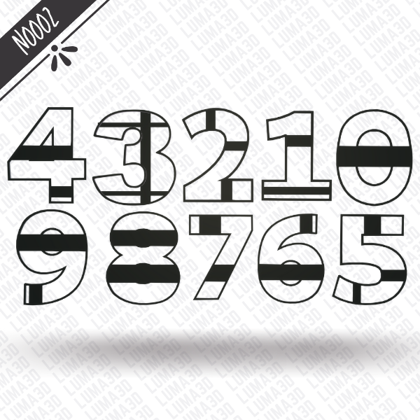 Producto - N0002 - Números del 0 al 9