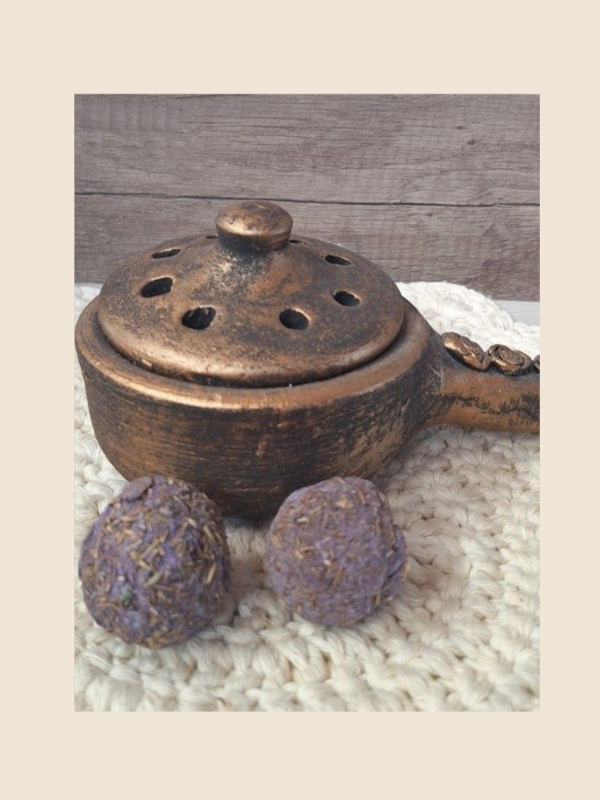 Producto - Sahumador artesanal con tapa