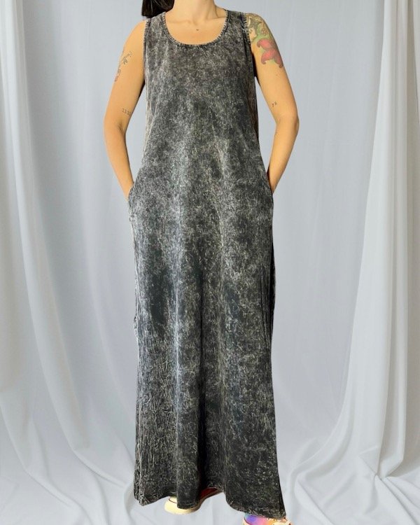 Producto - Vestido largo gris