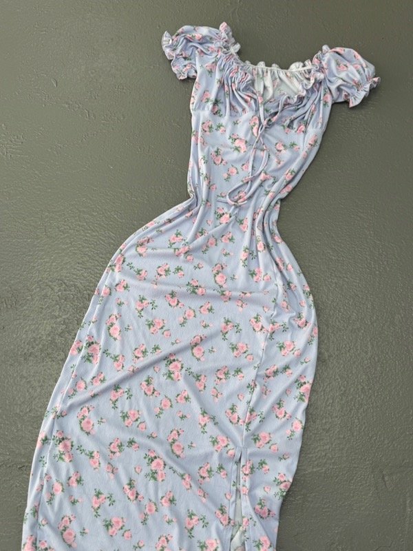 Producto - Vestido celeste rocco