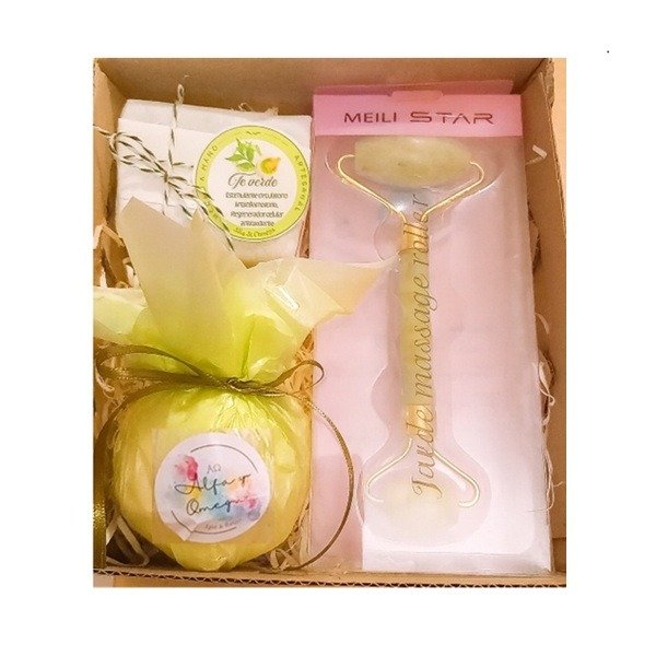 Producto - Set Spa de Caléndula, Té Verde y Jade