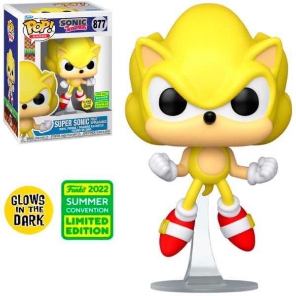 Producto - Funko Pop! Sonic The Hedgehog Super Sonic 877 GITD Limited Edition - 0