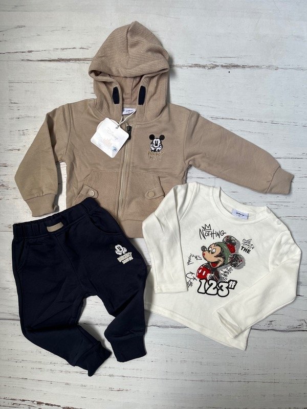 Producto - Conjunto trío Disney Mickey Frisado Importado 3 colores