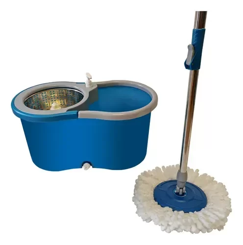 Producto - Balde Centrifugo con escurridor acero y dispenser para perfumina