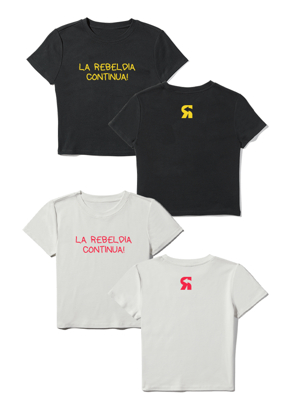 Producto - Baby Tee La rebeldia continua - Erreway