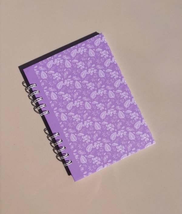 Producto - Cuaderno Flores Lila 50hjs