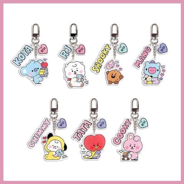 Producto - Llavero Acrílico Bt21