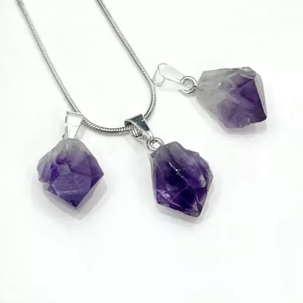 Producto - Dije chico pico de amatista en bruto