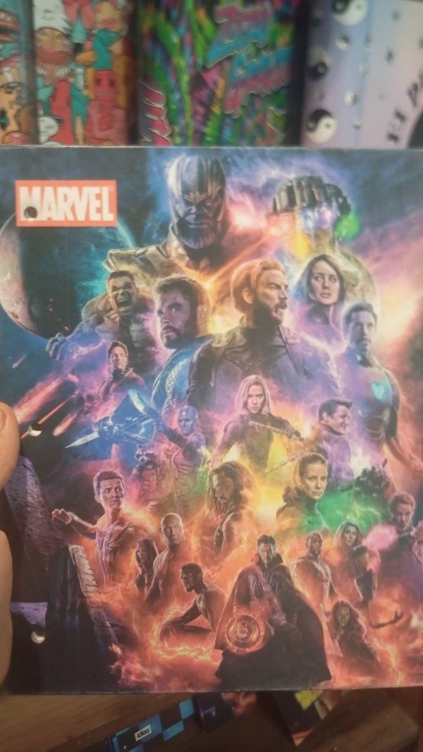 Producto - Carpeta Marvel 2 tapas Cartón forrado