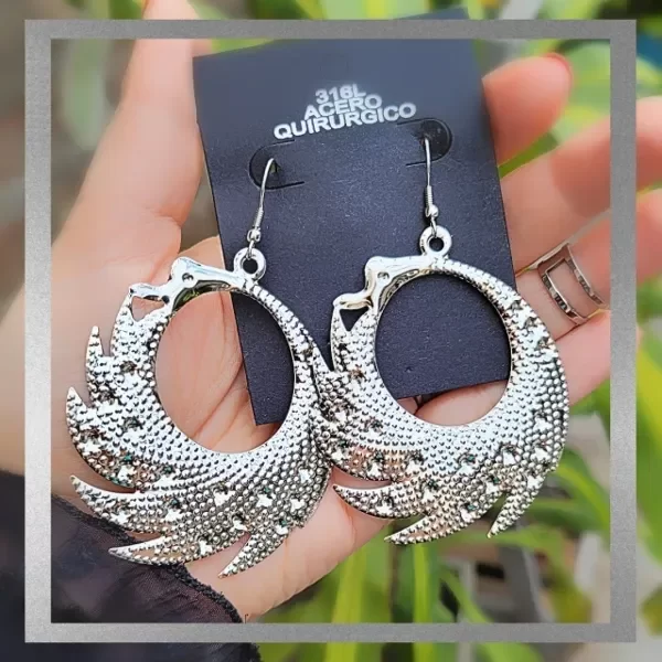 Producto - Aros colgantes grandes puntas
