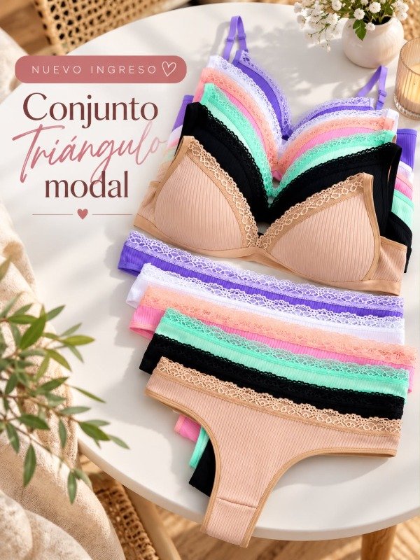 Producto - CONJ TRIANGULITO MORLEY COLORES