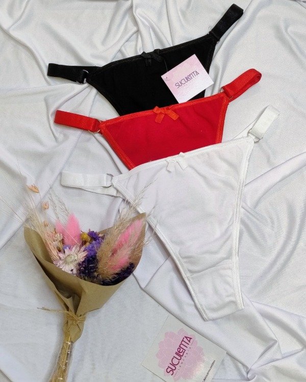 Producto - LESS REGULABLES SOFT - PACK ROJO, BLANCO, NEGRO