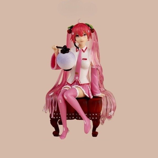Producto - Figura Miku Hatsune - Sakura en sillon 13cm