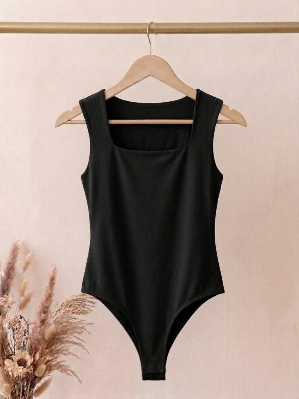 Producto - Body escote cuadrado negro