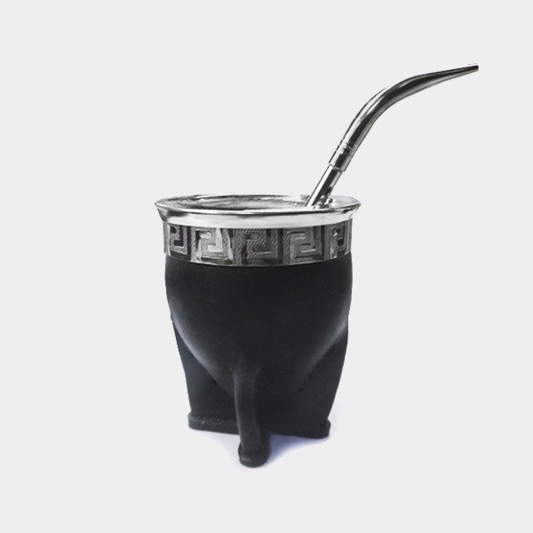 Producto - Mate imperial de cuero con bombilla - 0