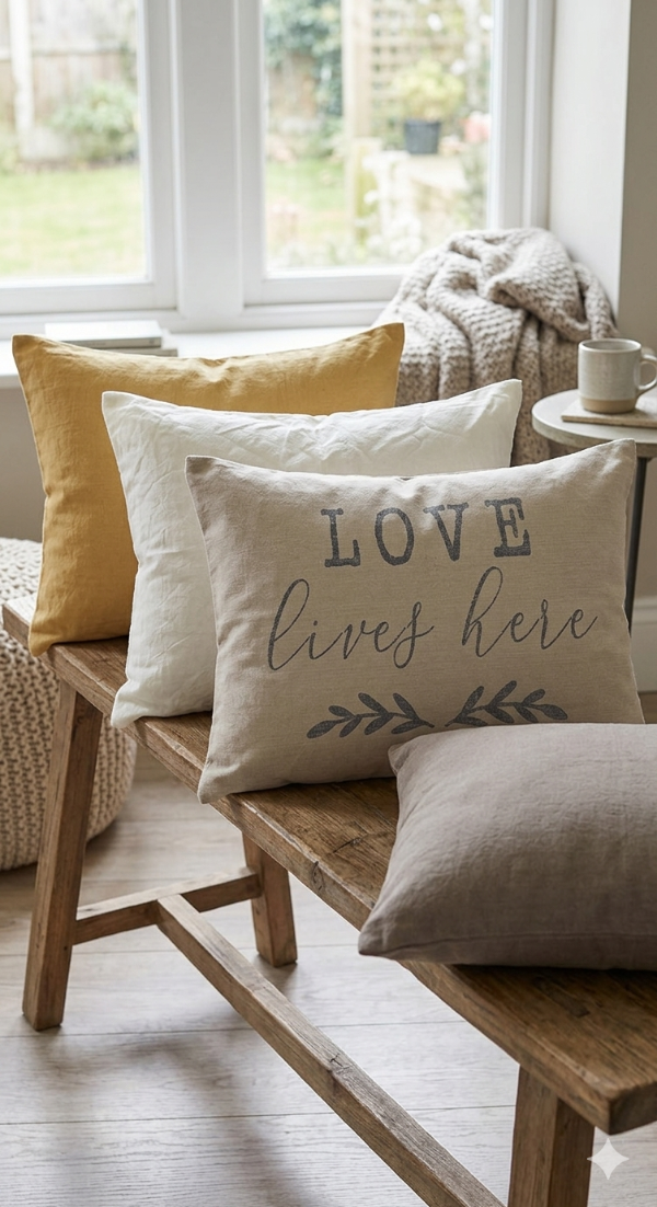 Producto - Pack Almohadones LOVE LIVES HERE