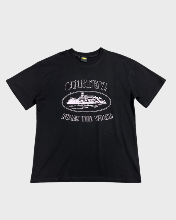 Producto - CORTEIZ ALCATRAZ TEE BLACK AND WHITE