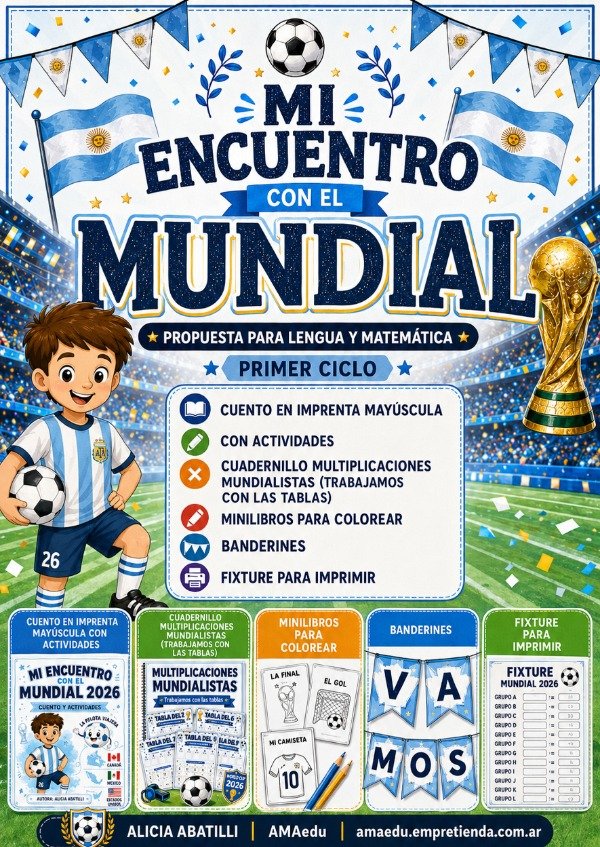Producto - MI ENCUENTRO CON EL MUNDIAL (Primer Ciclo)