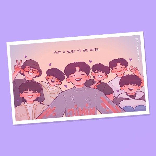 Producto - Postal Grande BTS de Nuevo Juntos!