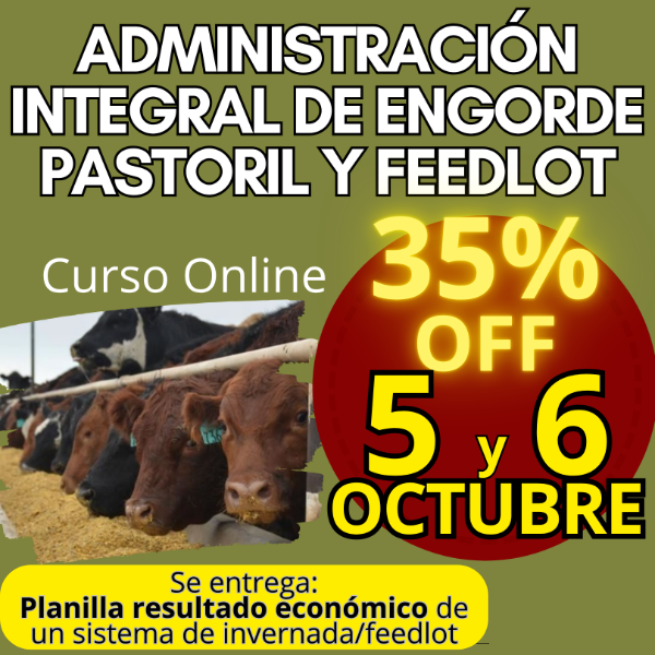 Producto - Curso Online: Administración Integral de Engorde Pastoril y Feedlot - 0