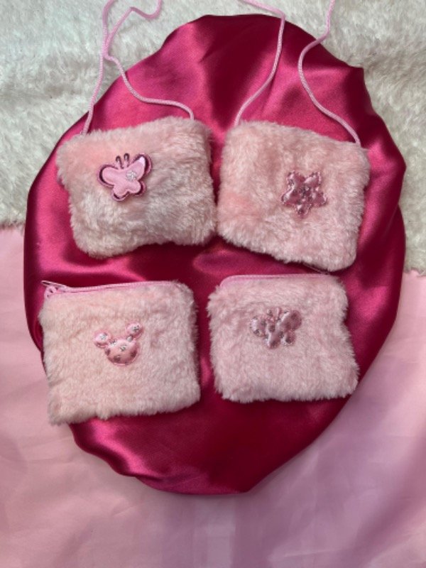 Producto - Bolsita rosa con aplique