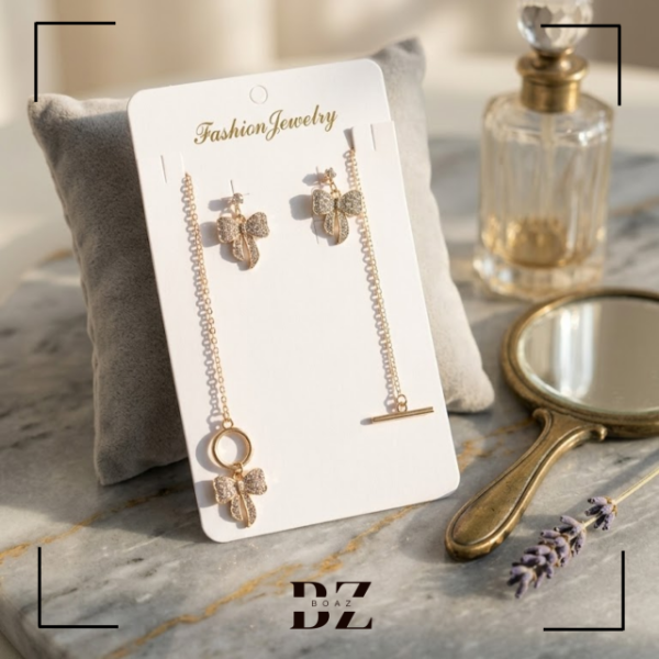 Producto - SET DE CADENA CON DIJE Y PAR DE AROS X CARD - 2002-2