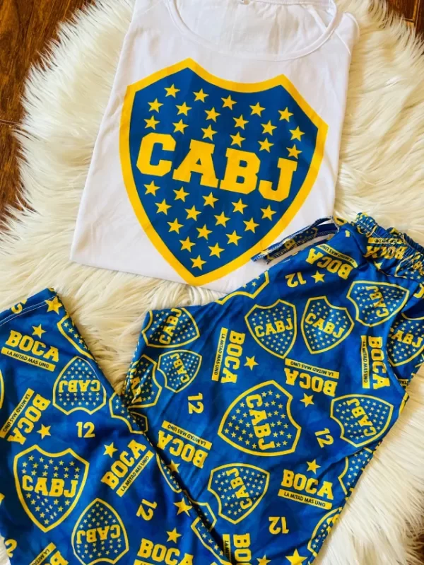 Producto - PIJAMA BOCA JUNIORS [MANGA CORTA]- COD 16