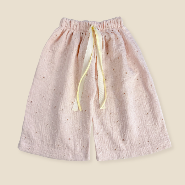 Producto - Crop Alba broderie rosa