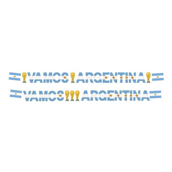 Producto - BANDERÍN VAMOS ARGENTINA COPA DEL MUNDO